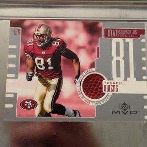 Terrell Owens Upper Deck MVP Souvenirs Game Ball