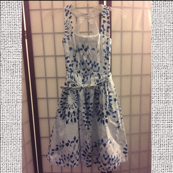 White House | Black Market Watercolor Dress