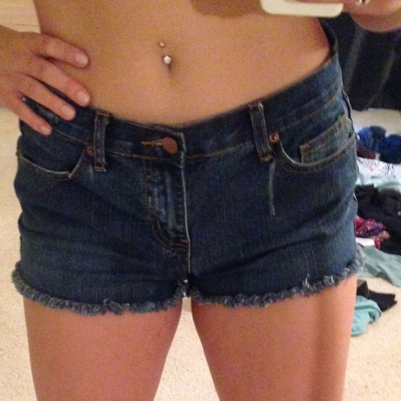 High waisted denim forever 21 shorts!