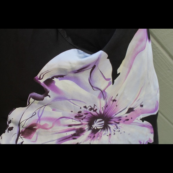 📣🎉🇺🇸 Neiman Marcus Silk Floral Halter Dress - Picture 4 of 4