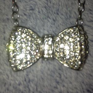 A bow necklace