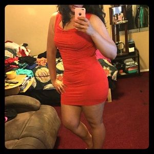 Orange/red dress