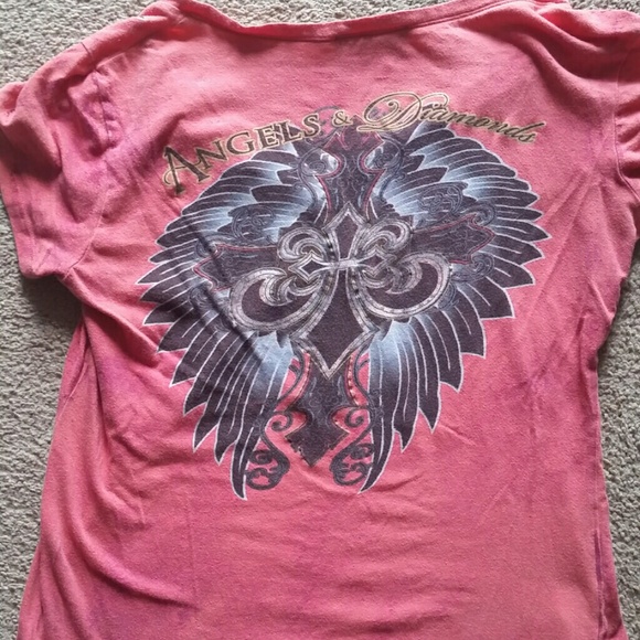 βSOLDβ Buckle Angels & Diamonds tee - Picture 2 of 2