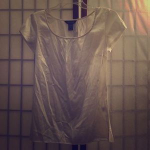 White House Black Market silk stretch blouse.