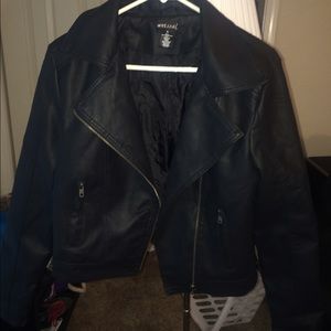 wet seal leather jacket