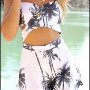 Palm Tree Romper