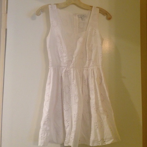 White Summertime Flower Dress