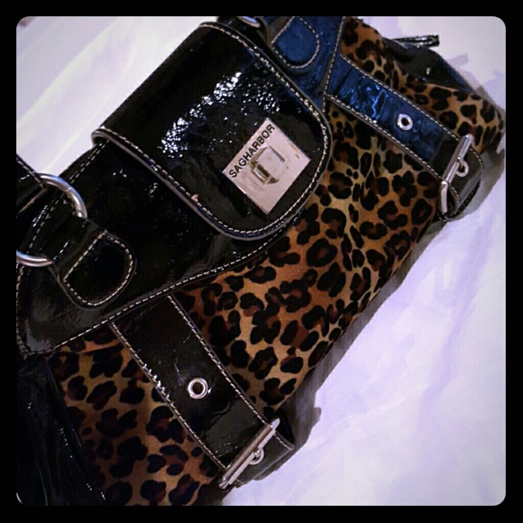 Cheetah leopard print purse