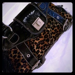 Cheetah leopard print purse
