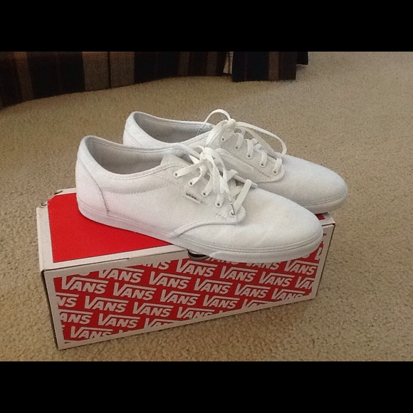 Cute white vans SOLD ON MERCARI