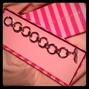 Victoria's Secret Gold Angel Charm Bracelet