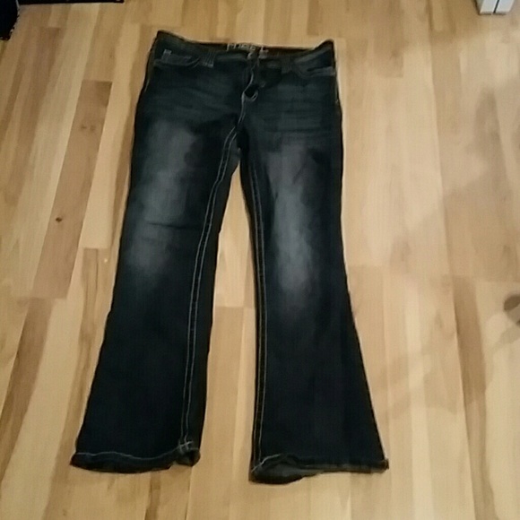 Rue 21 jeans. Mid-rise boot.