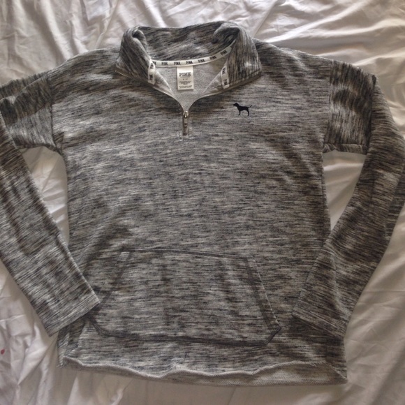 Gray pink pullover
