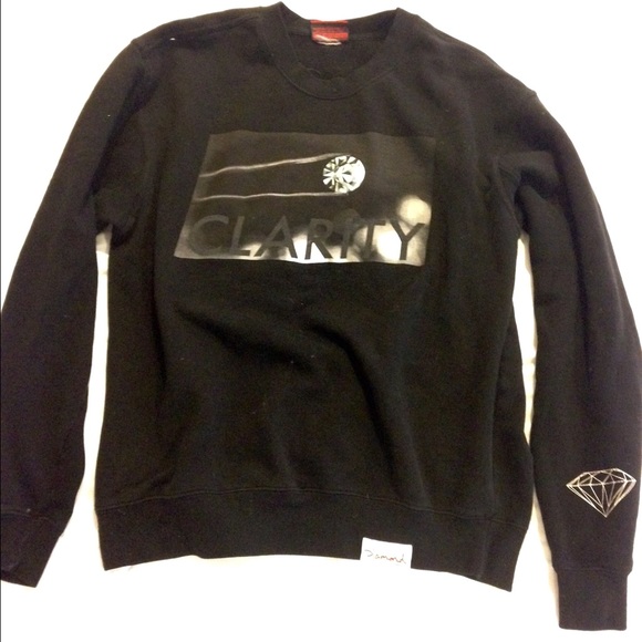 Diamond crew neck sweatshirt