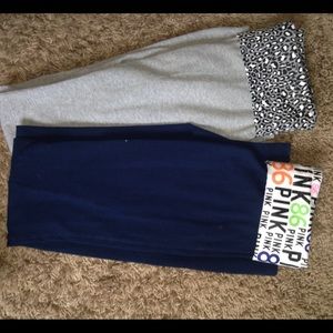 2 pairs of VS pink yogas