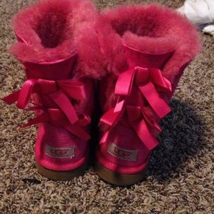 Bailey Bow Uggs Pink