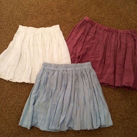 3 brandy Melville skirts
