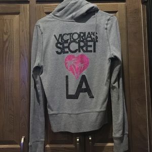 Victoria's Secret zip hoodie