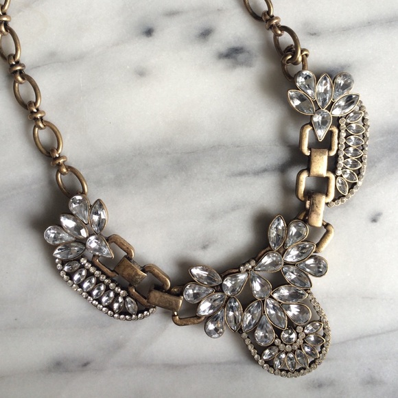 Crystal Collar Statement Necklace