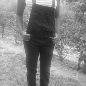 Levis Vintage Denim Black Overalls