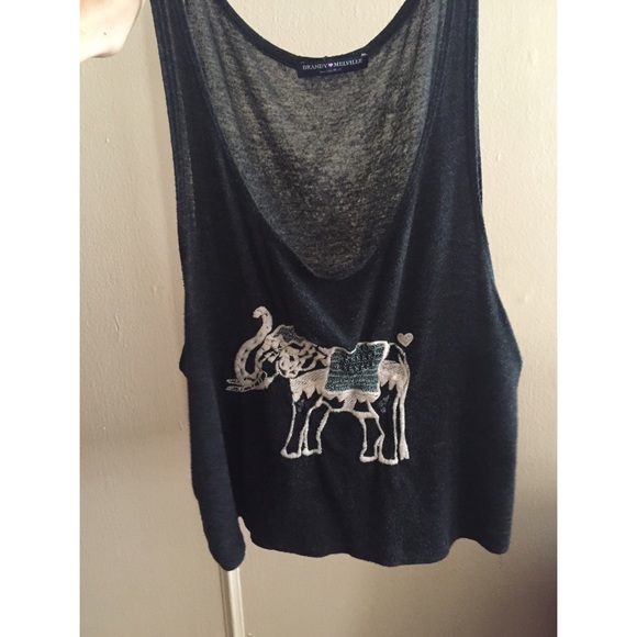 Elephant crop top
