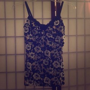 White House Black Market Floral Cami