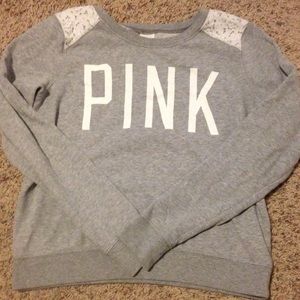 SOLD PINK VS CREW NECK SWEATSHIRT