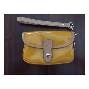 Dooney & Bourke Mustard Wristlet
