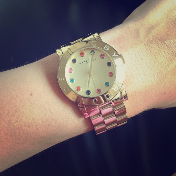 Marc Jacobs gold watch