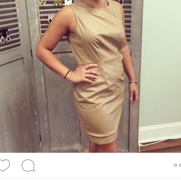 Faux Leather dress