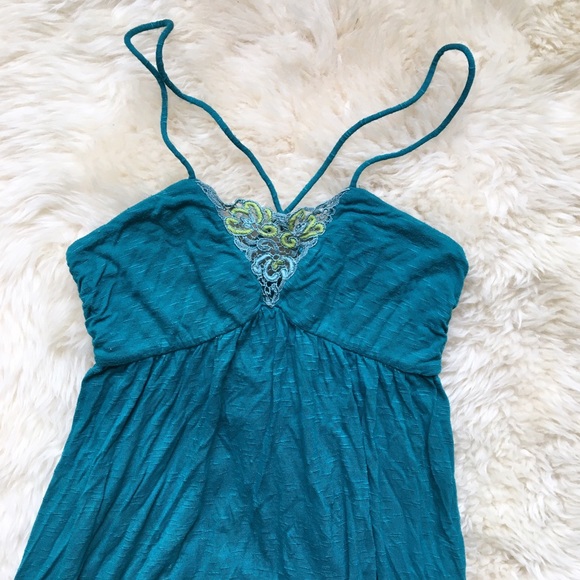 Free People Teal Tunic/Dress