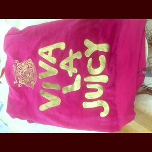 Juicy couture velour hoodie