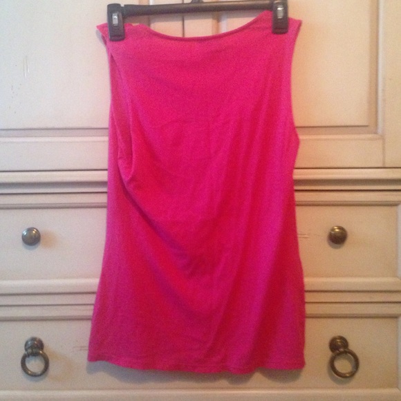 Pink Express Ruffle Tank Top - Picture 2 of 2