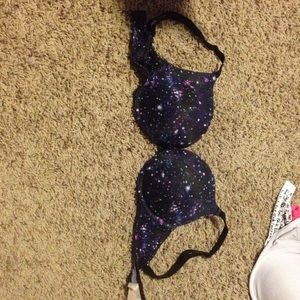SOLD PINK VS GAlAXY PUSH UP BRA