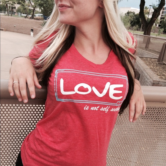 "Love is not self seeking"