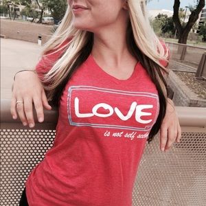 "Love is not self seeking"