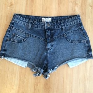 Free people denim shorts
