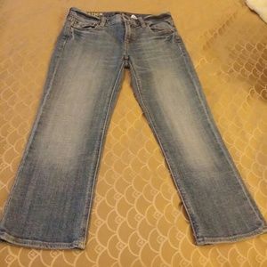 J. Crew matchstick cropped jeans size 25