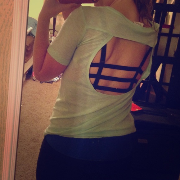 PINK Backless Tee