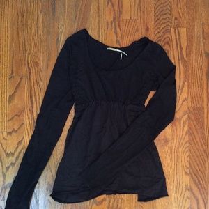 MaxStudio scoop neck long sleeve
