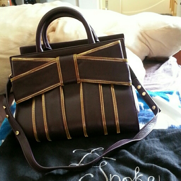 Zac Posen Handbags - NEW PURPLE ZAC POSEN Z SPOKE NEW YORK BAG