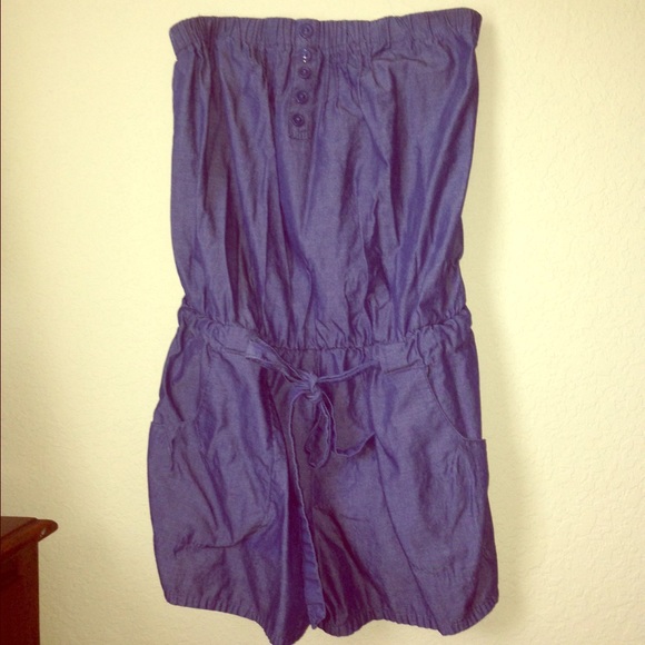 Denim romper size L