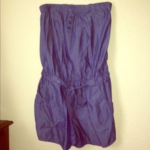 Denim romper size L
