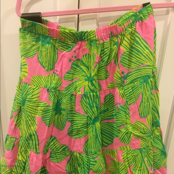 EUC white tag size 6 flirty Lilly Pulitzer skirt