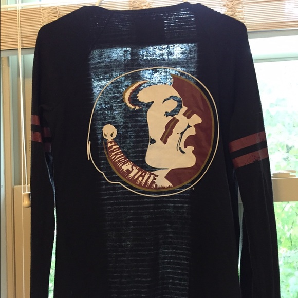 Pink FSU cardigan