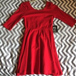 Red Dress from Express