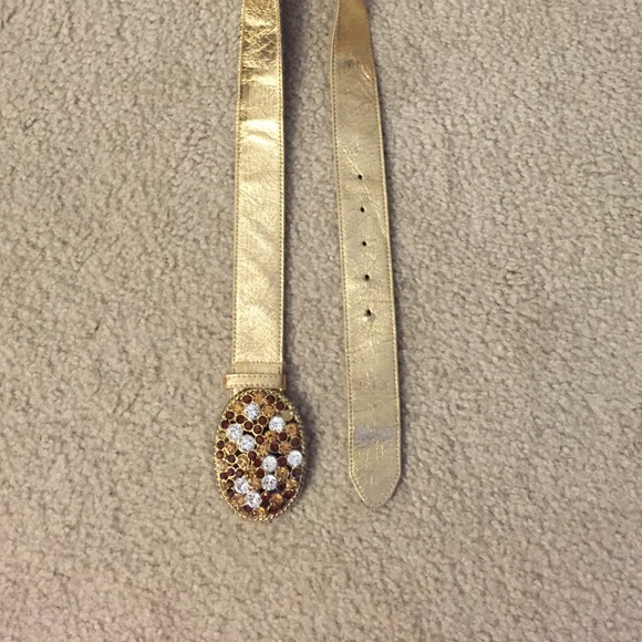 Bebe gold belt size small