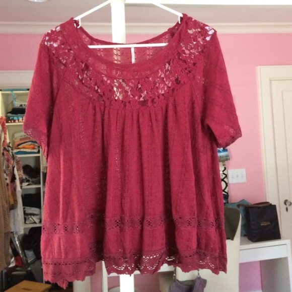 Free People lace top