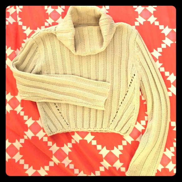 Nasty Gal cropped knit turtle neck