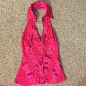 Hot pink halter top!